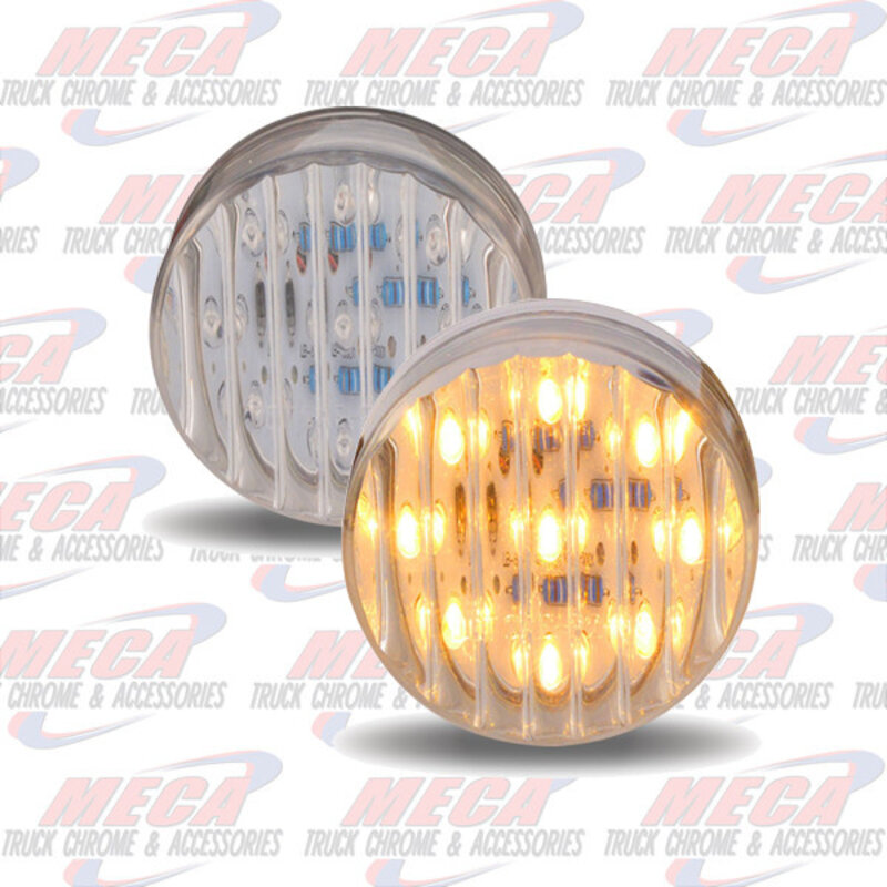 LED LIGHT 2.5'' CLEAR AMBER