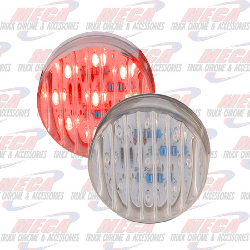 LED LIGHT 2.5'' CLEAR RED