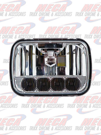 ** Discontinued **HEADLIGHT HIGH POWER WITH 1 LED+4Z LED RECT