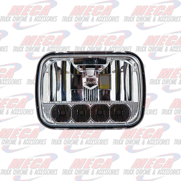 ** Discontinued **HEADLIGHT HIGH POWER WITH 1 LED+4Z LED RECT