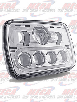 LED HEADLIGHT BEAM HIGH/ LOW 5"X7" W/ PROJECTORS