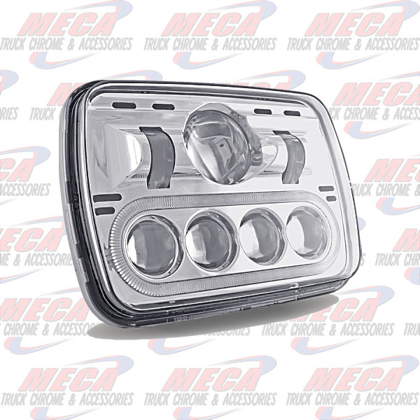 LED HEADLIGHT BEAM HIGH/ LOW 5"X7" W/ PROJECTORS