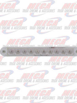 LIGHT BAR 10  CLEAR RED LED'S ALL STOP TURN & TAIL