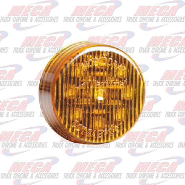 2" Round Amber Clear Lens