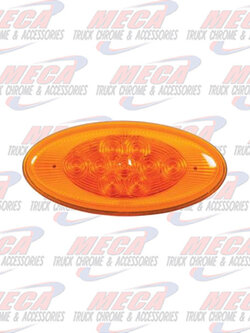 Oval Amber Side Turn / Side Marker - Peterbilt Replacement