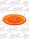 Oval Amber Side Turn / Side Marker - Peterbilt Replacement