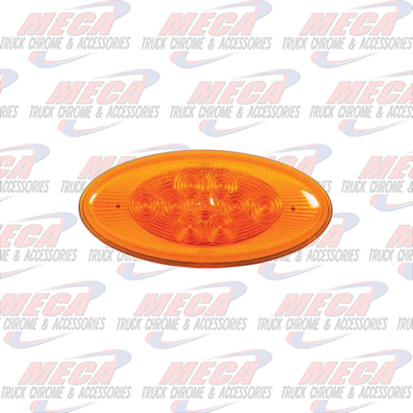 Oval Amber Side Turn / Side Marker - Peterbilt Replacement