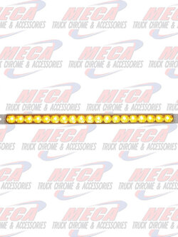 LED 12" BAR W/ 19 AMBER CLEAR DIODES