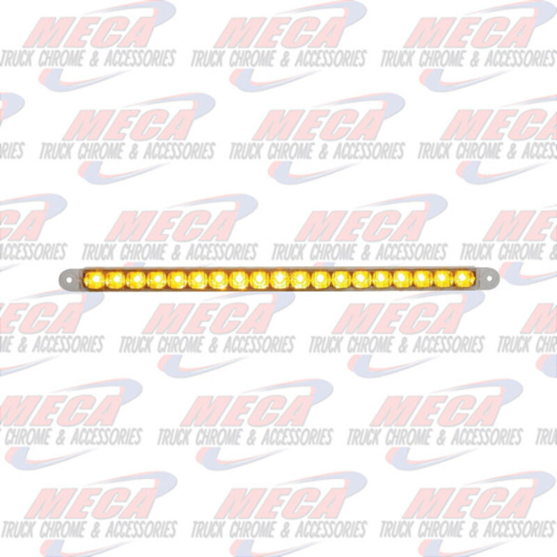LED 12" BAR W/ 19 AMBER CLEAR DIODES
