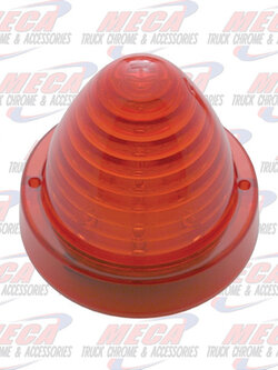 ROOF LIGHT BULLET 13 LED REPLACEMENT CAP RED
