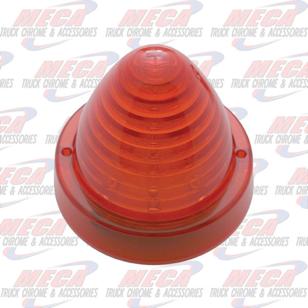 ROOF LIGHT BULLET 13 LED REPLACEMENT CAP RED