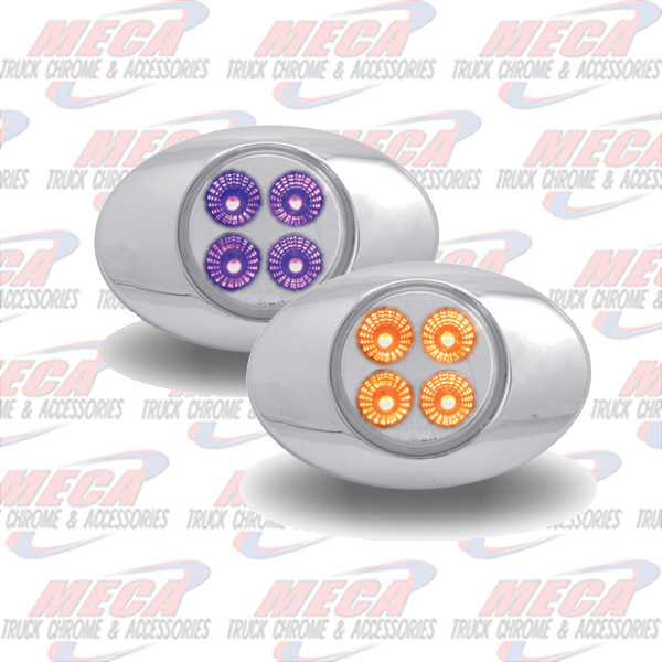 MARKER DUAL AMBER / PURPLE 4 LED M3 STYLE