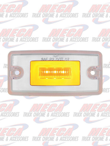 FL O.E.M. VISOR LED LIGHT HALO GLOW AMBER CLEAR