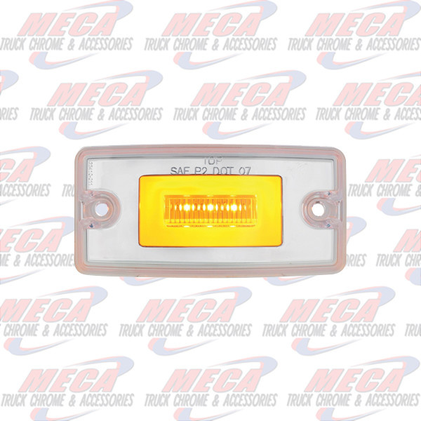 FL O.E.M. VISOR LED LIGHT HALO GLOW AMBER CLEAR
