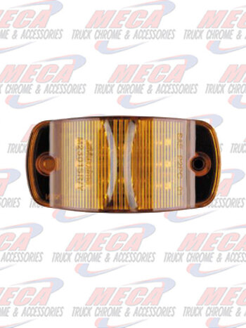 Rectangular Amber Combination P2PC 12/24 VDC