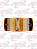 Rectangular Amber Combination P2PC 12/24 VDC