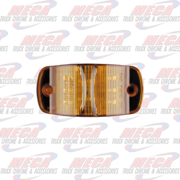 Rectangular Amber Combination P2PC 12/24 VDC