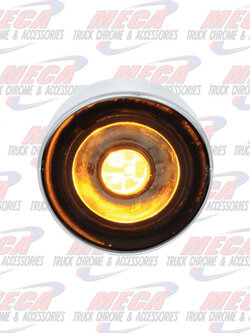 MINI 3- LED DOTS AMBER CLEAR W/ 1/2" SCREW MOUNT