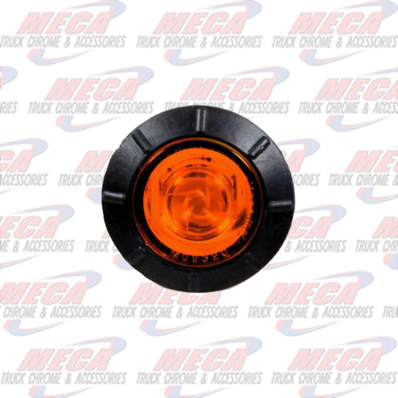 3/4" Round P2 CM Amber Clear Lens - Bulk Pack