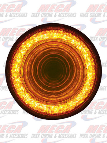 LED 4'' MIRROR CLEAR AMBER MIRAGE TUNNEL LIGHT