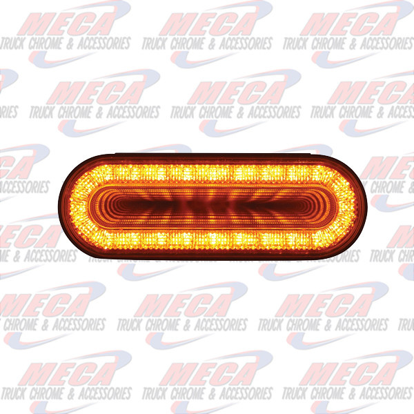 LED OVAL AMBER LENS MIRAGE TUNNEL LIGHT