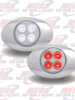 MARKER DUAL RED WHITE 4 LED M3 STYLE