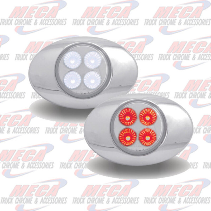 MARKER DUAL RED WHITE 4 LED M3 STYLE