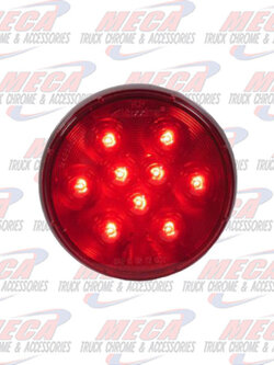 4" Round Red STT LIGHTNING