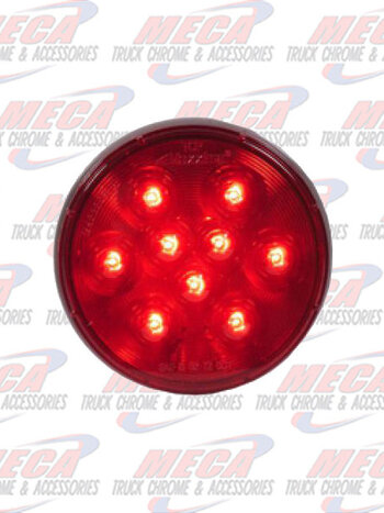 4" Round Red STT LIGHTNING