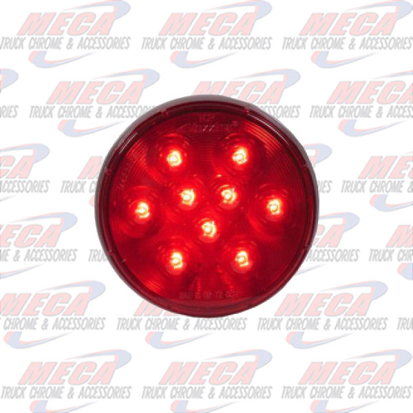4" Round Red STT LIGHTNING