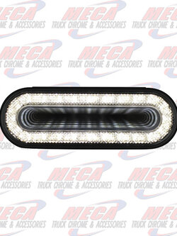 UNITED PACIFIC LED OVAL WHITE BACK UP LENS MIRAGE TUNNEL LIGHT