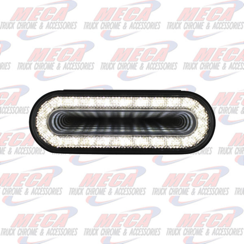 UNITED PACIFIC LED OVAL WHITE BACK UP LENS MIRAGE TUNNEL LIGHT