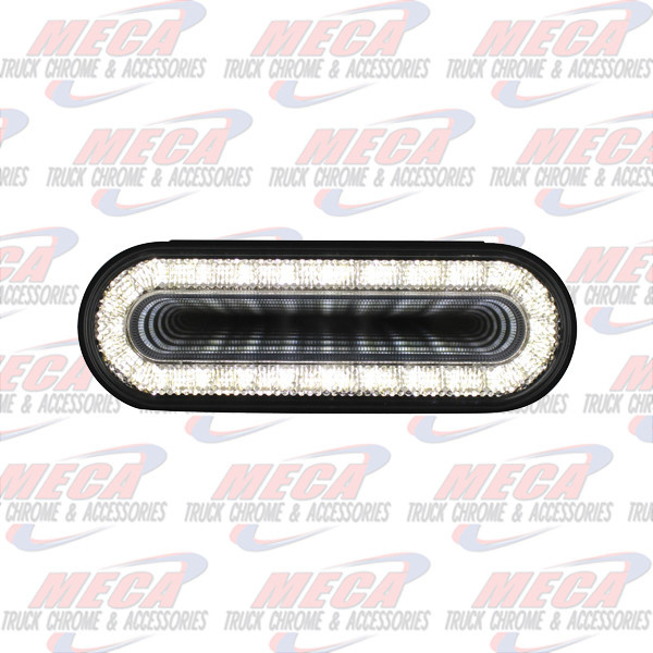 UNITED PACIFIC LED OVAL WHITE BACK UP LENS MIRAGE TUNNEL LIGHT