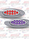 MARKER DUAL RED / PURPLE 10 LED M1 STYLE