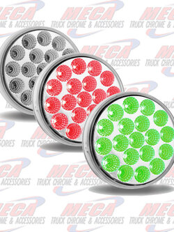 LED 4'' DUAL REVOLUTION RED/GREEN