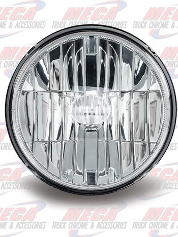 7" ROUND LED HEADLIGHT 580 LUMENS (4 DIODES)