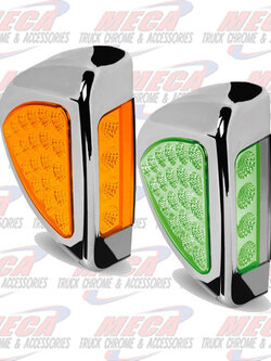 TURN SIG LED PB 379 AMBER/GREEN- SIDE OF HEADLIGHT