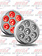 LED 2.5'' DUAL REVOLUTION 7 DIODES RED/WHITE