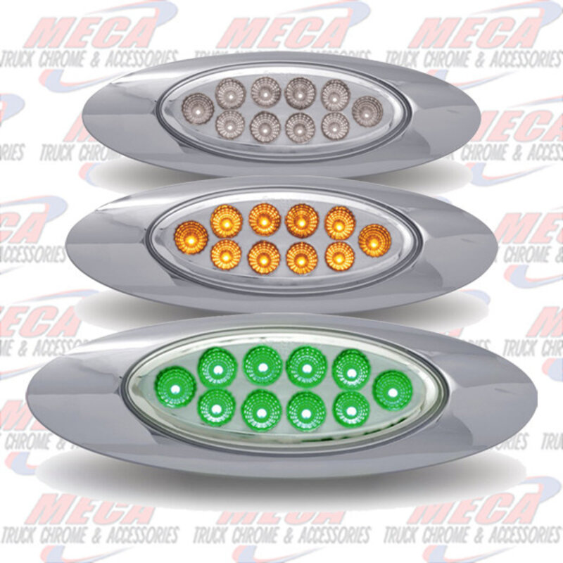 LED MARKER LIGHT M1 STYLE DUAL REVOLUTION AMB/GRN