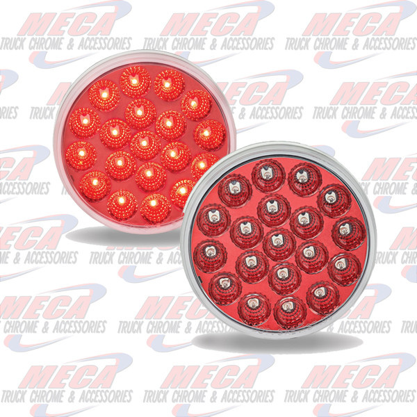 4'' ANODIZED RED LED STOP, TURN & TAIL LIGHT