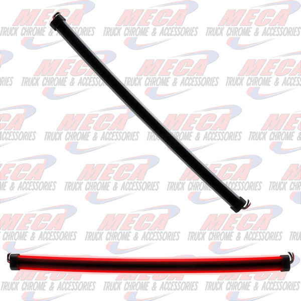 12'' CLEAR RED SIDE LED GLOW STRIP LIGHT
