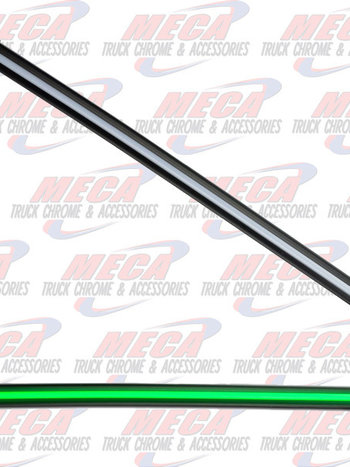24'' CLEAR GREEN CENTER LED GLOW STRIP LIGHT