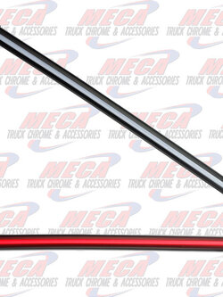 24'' CLEAR RED CENTER LED GLOW STRIP LIGHT