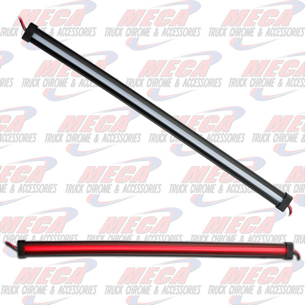 48'' CLEAR RED CENTER LED GLOW STRIP LIGHT