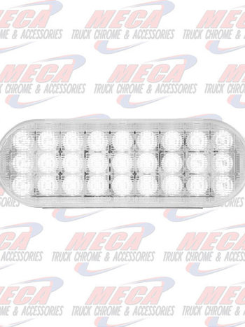 OVAL SMART DYNAMIC WHITE/CLEAR 27 LED NON-SEQUE. SEALED LIGHT