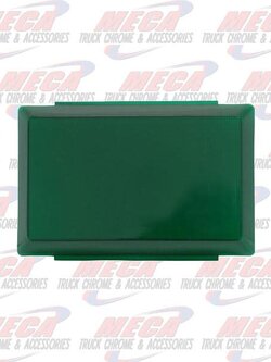 DOME LIGHT LENS PETERBILT GREEN