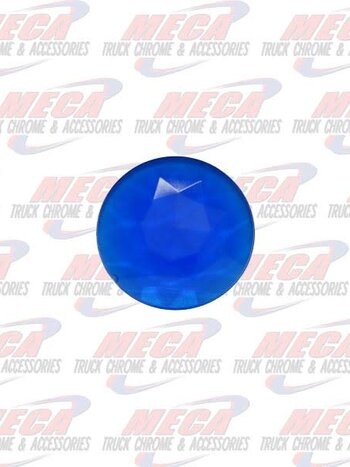 DOME LIGHT LENS ROUND BLUE PLASTIC