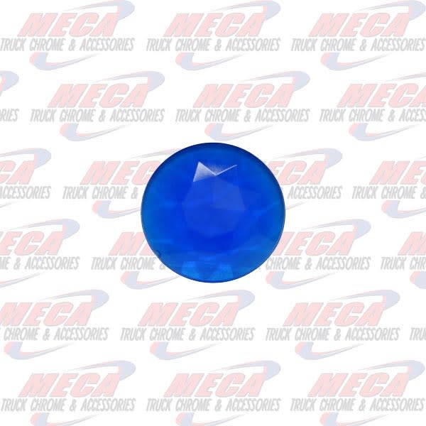 DOME LIGHT LENS ROUND BLUE PLASTIC