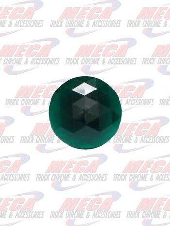 DOME LIGHT LENS ROUND GREEN PLASTIC