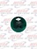 DOME LIGHT LENS ROUND GREEN PLASTIC